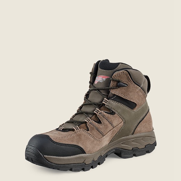 Vandrestøvler Herre - Red Wing Truhiker - 6-Inch Waterproof Safety Toe - Grå Brune - OWTGHM-678